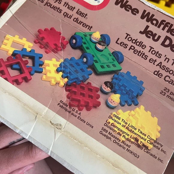 Vintage Wee Waffles blocks - Picture 4 of 5